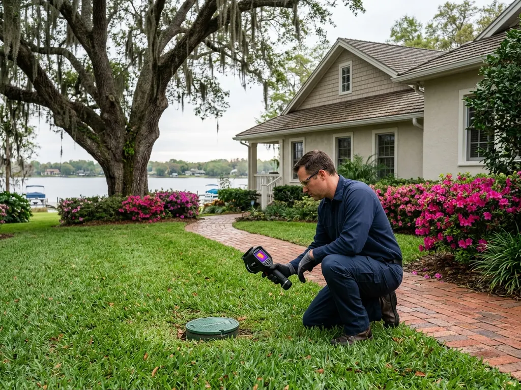 Orlando Leak Repair — main water line repair at a Central Florida home