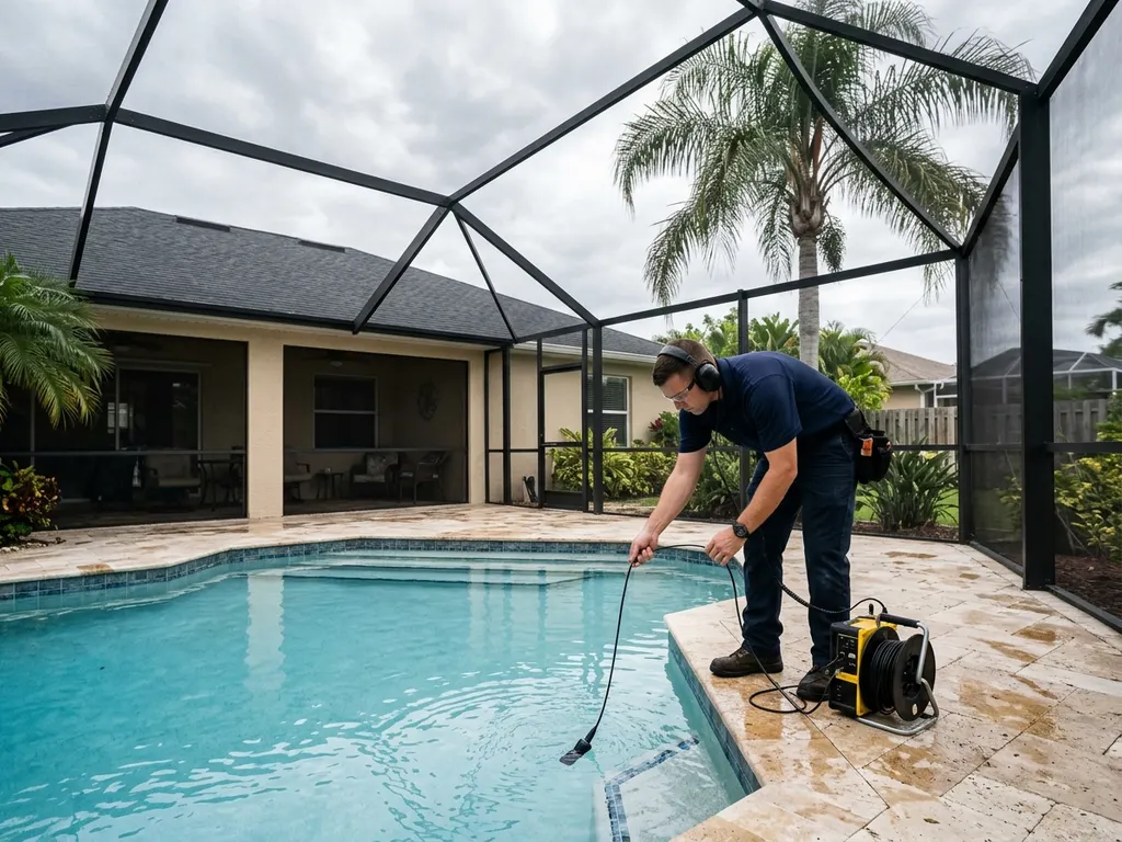 West Palm Beach Leak Repair — pool leak repair at a Palm Beach and Treasure Coast home
